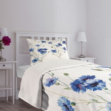 Carniation Flowers Bedspread Set