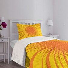 Retro Sun Burst Bedspread Set