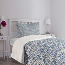 Scales Stripes Grunge Bedspread Set