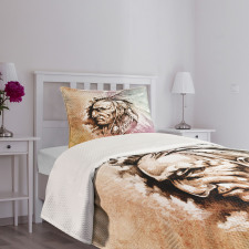 American Native Sketch Bedspread Set