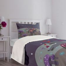 Red Riding Hood and Wolf Bedspread Set