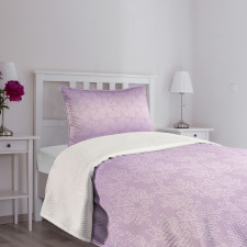 Baroque Swirl Motifs Bedspread Set