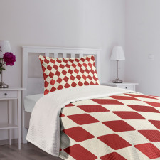 Vintage Harlequin Design Bedspread Set