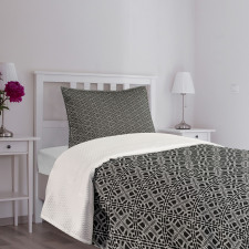 Stripy Flooring Motif Bedspread Set