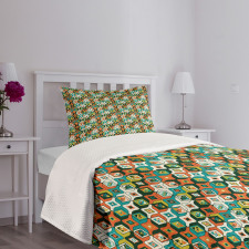 Boho Abstract Bedspread Set