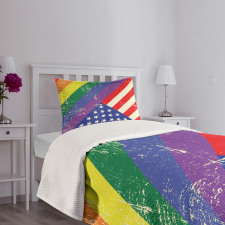 Old Glory LGBT Bedspread Set