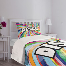 Eighties Disco Bedspread Set