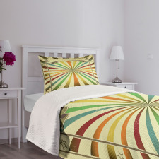 Colorful Poster Bedspread Set