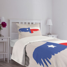 Bald Eagle Design Bedspread Set