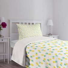 Exotic Fruits Pattern Bedspread Set