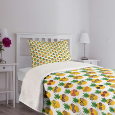 Pineapples Sunglasses Bedspread Set