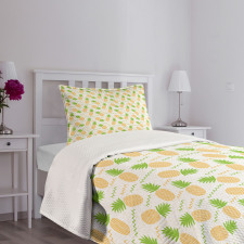 Summer Fruits Arrangement Bedspread Set