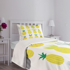 Pattern of Fruits Bedspread Set