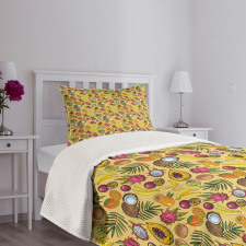 Tropical Summer Food Bedspread Set