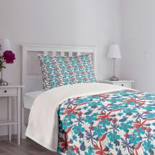 Branches and Little Birds Bedspread Set