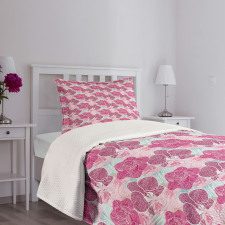 Orchid Grunge Bedspread Set