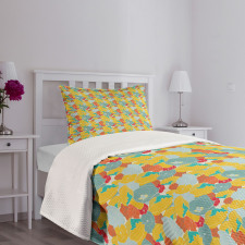 Spring Nature Poppies Bedspread Set