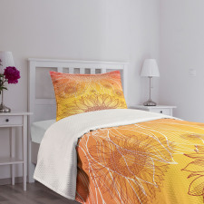 Sunflower Plants Bedspread Set