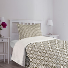 Timeless Oval Shapes Bedspread Set