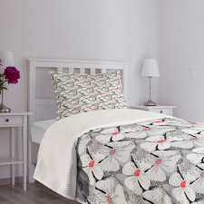 Blooming Floral Design Bedspread Set