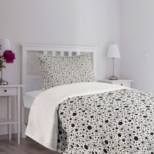 Spotty Abstract Bedspread Set