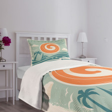 Retro Art Summer Bedspread Set