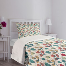 Sketch Summer Garden Bedspread Set