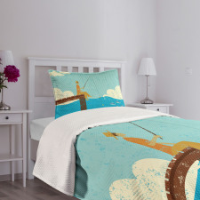 Underwater Life Design Bedspread Set