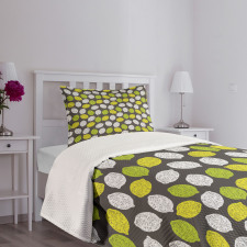 Neatly Scribbled Fruit Bedspread Set