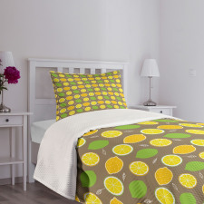 Vividly Colored Design Bedspread Set