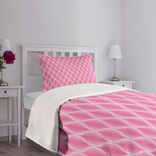 Pastel Ogee Line Bedspread Set