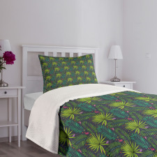 Tropical Fern Aralia Bedspread Set