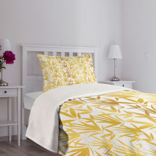 Tropic Bamboo Leaves Bedspread Set