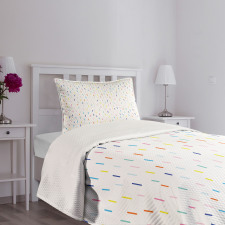 Drizzling Funky Rain Bedspread Set