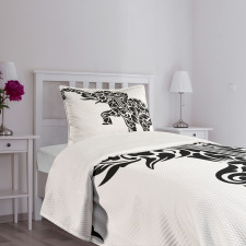 Floral Ornament Art Bedspread Set