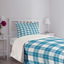 Scottish Checkered Bedspread Set