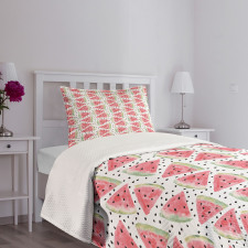 Triangle Slices Bedspread Set