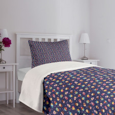 Rain Cupcakes Bedspread Set