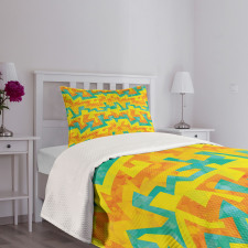 Mitered Elbows Bedspread Set