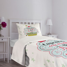 Cupcake Bedspread Set