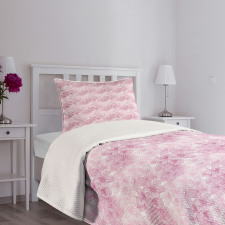 Cage Style Motif Bedspread Set