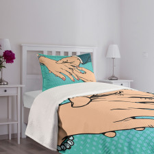 Pop Art Design Bedspread Set