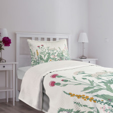 Cow Parsley Musk Mallow Bedspread Set