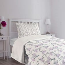 Thorny White Rose Bundle Bedspread Set