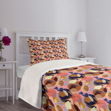 Summer Gardening Theme Bedspread Set