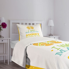 Words with Borders Bedspread Set
