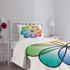 Flower of Life Motif Bedspread Set