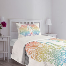 Yoga Outline Bedspread Set