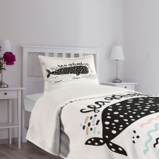 Dotted Whale Shark Bedspread Set