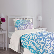 Gradient Floral Bedspread Set